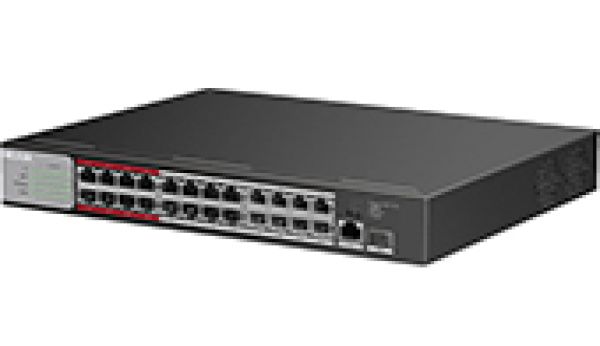 24-Port 100M PoE + 1-Port SFP 1000M Switch HILOOK NS-0326P-225