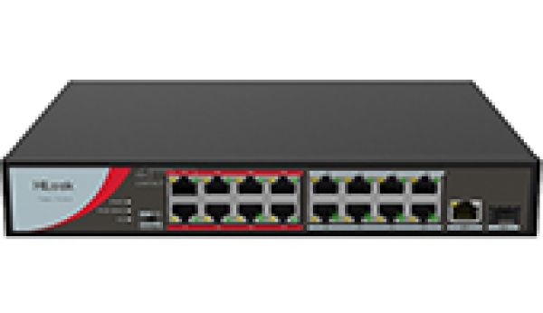 16-Port 100Mbps Long-Range Unmanaged PoE Switch HILOOK NS-0318P-130 (B)